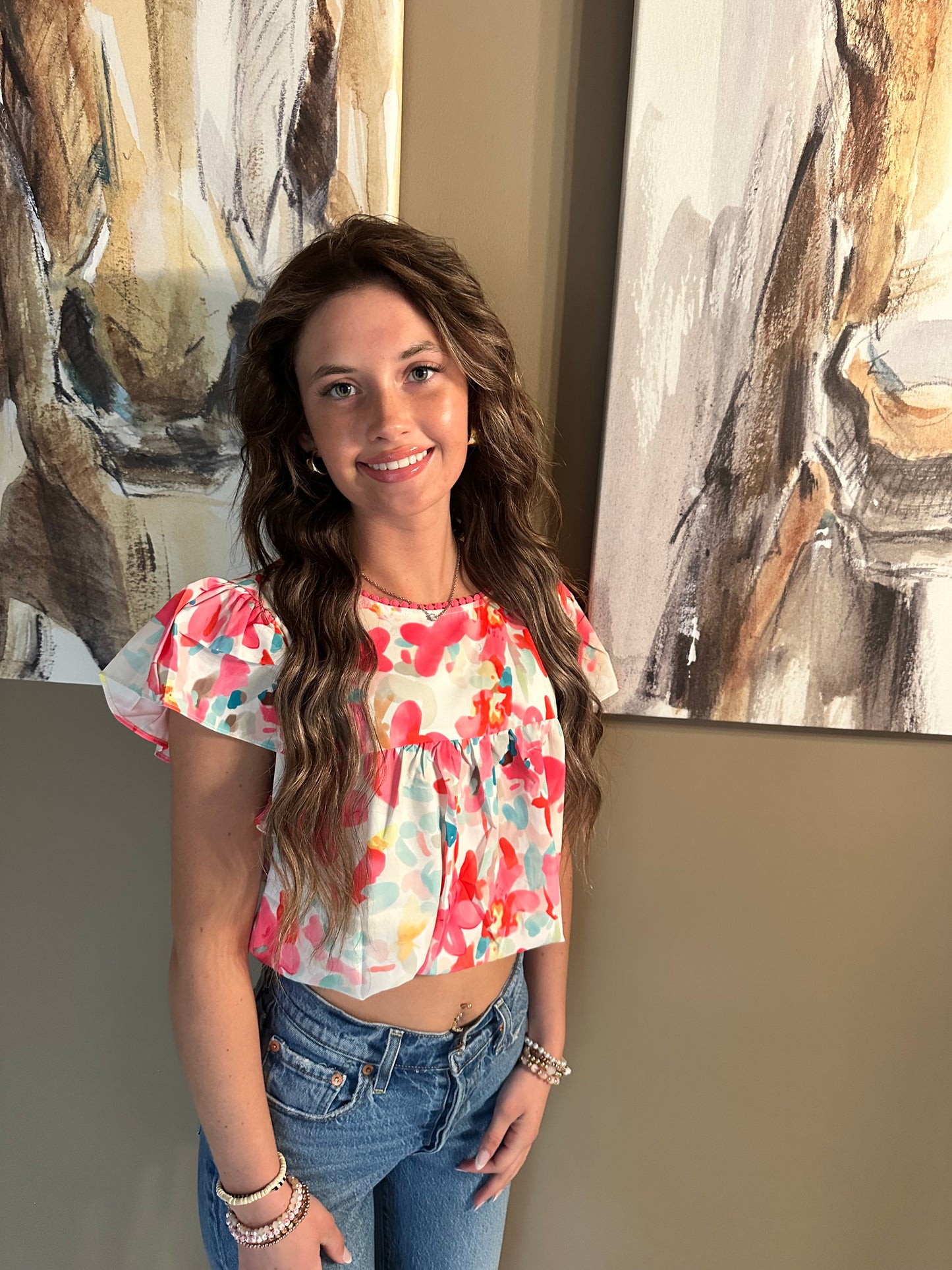 Floral blouse