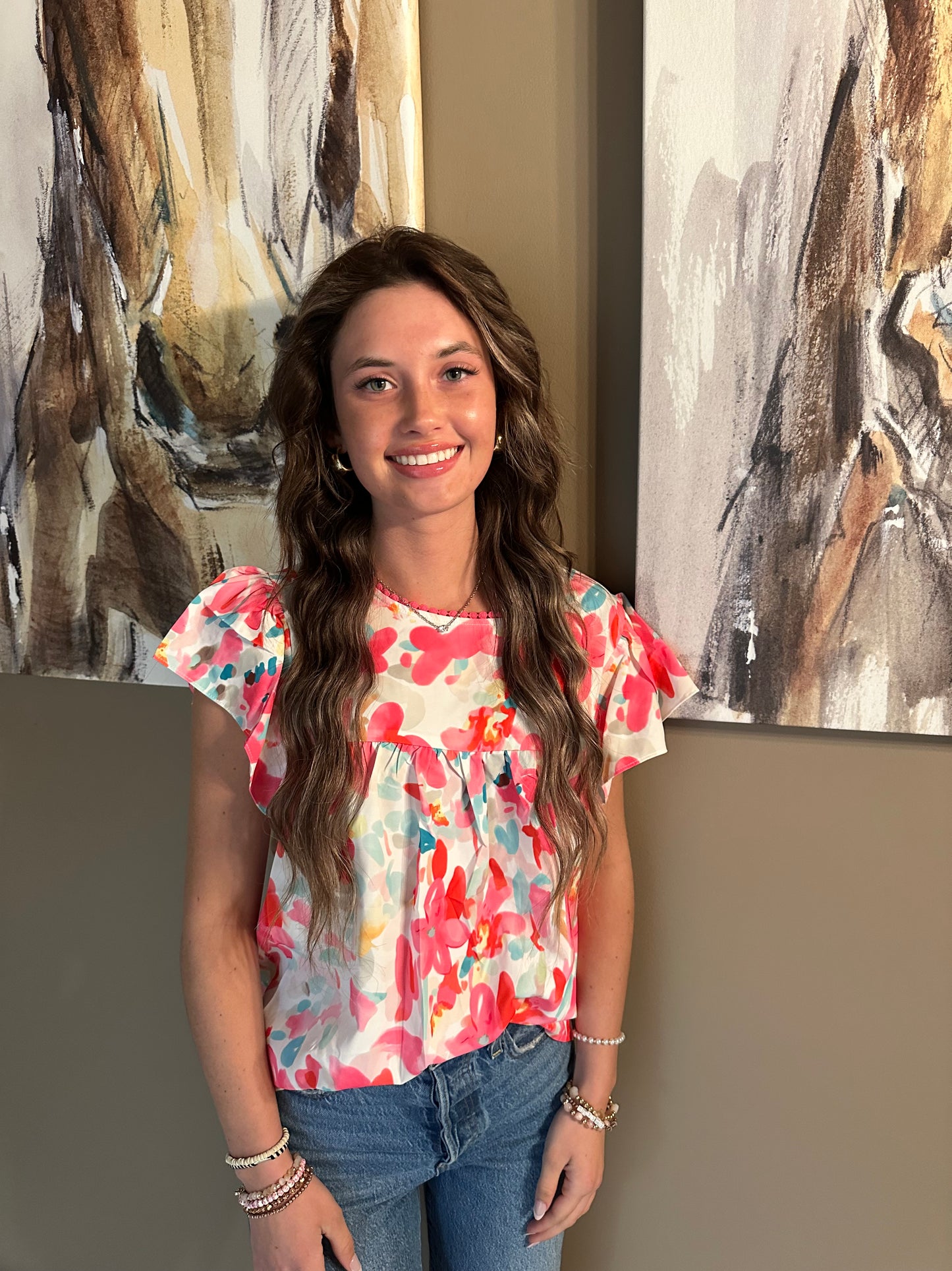 Floral blouse