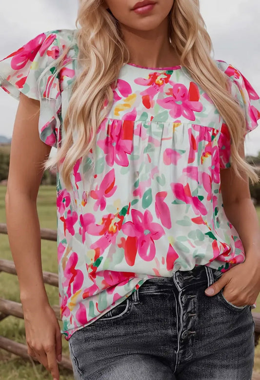 Floral blouse