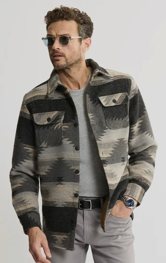 JACHS NY wool blend over shirt