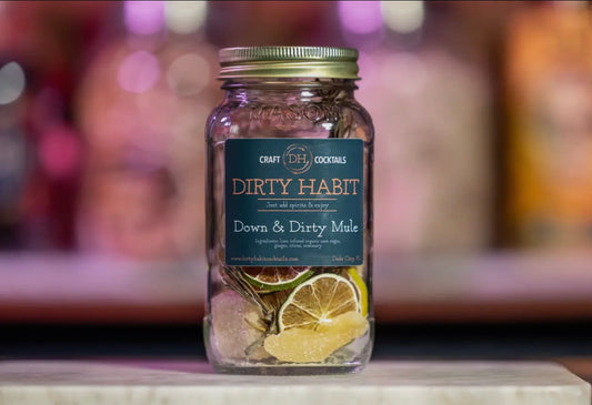 Mule and Marg mixed case Dirty Habit Cocktail Mix