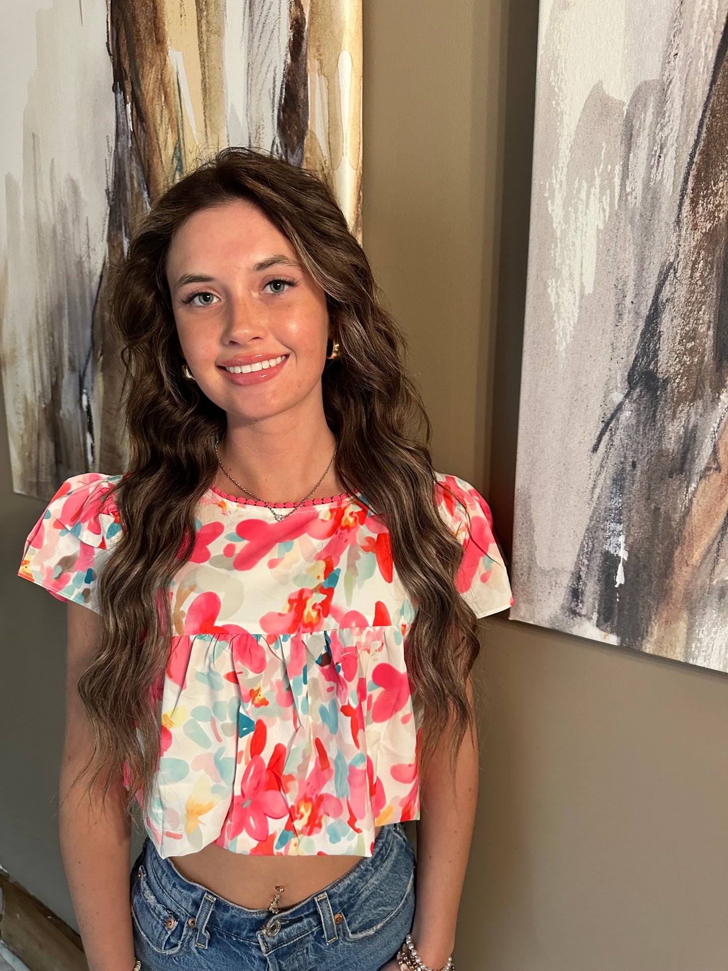 Floral blouse