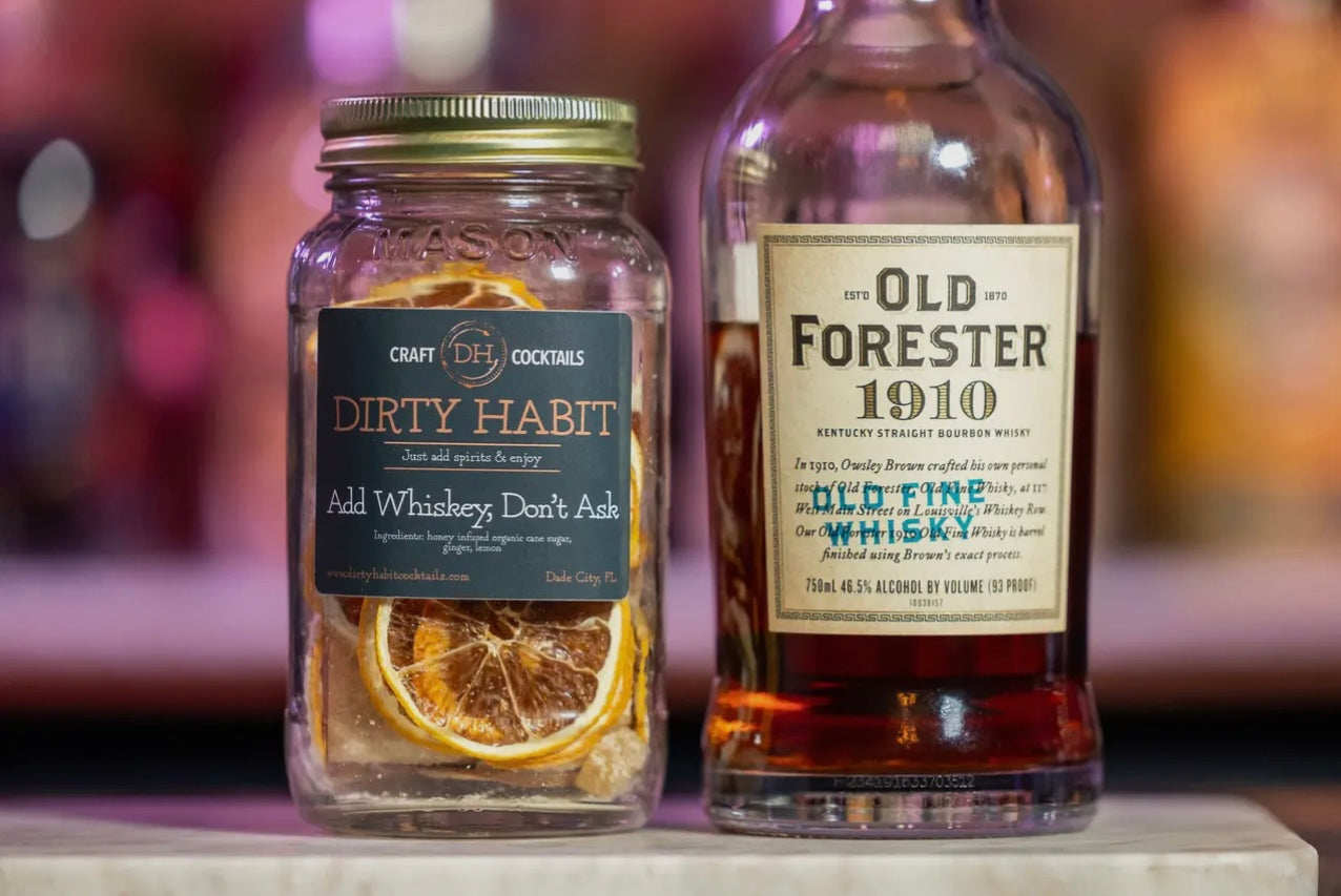 Add Whiskey, Don’t ask Dirty Habit Cocktail Mix